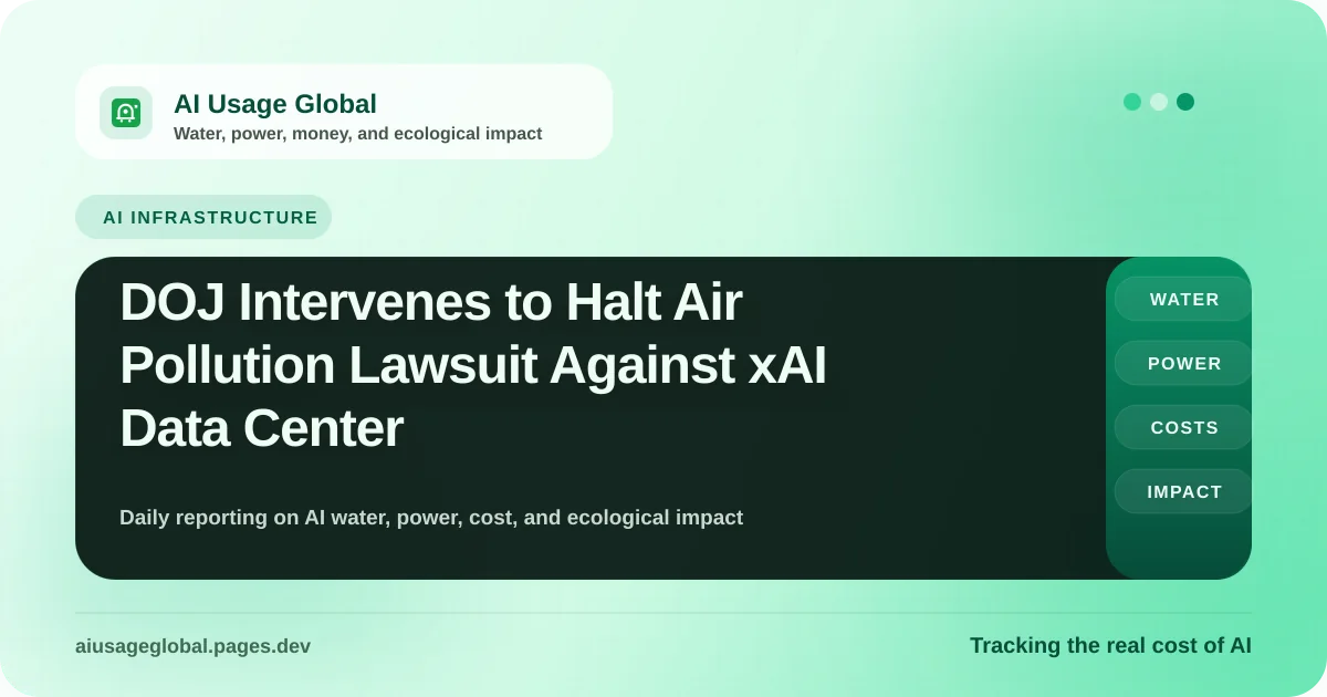 Digital representation of a data center and legal scale symbolizing DOJ intervention