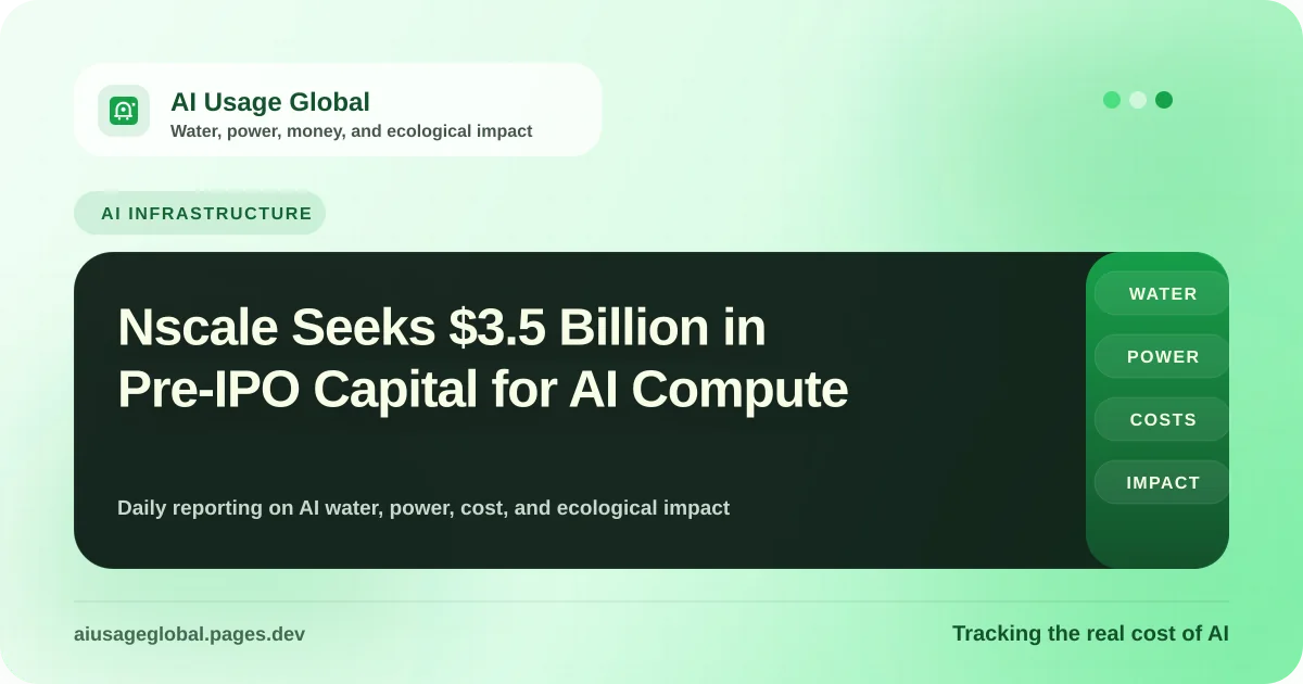 Digital representation of hyperscale AI compute infrastructure and data center capital financing