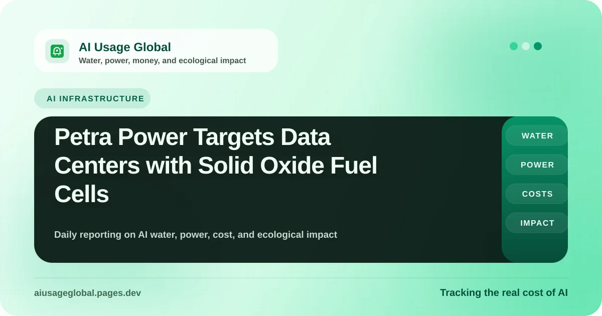 Ceramic solid oxide fuel cell power generation unit for data center energy infrastructure